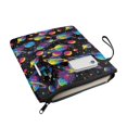 thumbnail image 3 of HELLHERO Book Organizer Bag, 1pcs Polyester Zipper Christian Bag for Hardcover Notebook Bible Journal, 11.4 Inch X 8.66 Inch, 3 of 8
