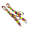 thumbnail image 4 of 1 Paire de Lacets Style Arc-en-Ciel Lacets à la Mode Dégradé Rampe, 4 of 8