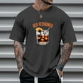 thumbnail image 2 of T-shirt Décontracté Ample à Col Rond à Manches Courtes pour Hommes, Imprimé, Populaire, 2 of 4
