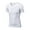 White, variant on Men's V-Neck Compression Base Layer Cool Dry Tights Sport Shirts