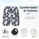 thumbnail image 3 of Fotbe Cartoon Raccoon Traje de Baño para Hombre – Shorts de Natación de Secado Rápido con Forro y Bolsillos-3X-Large, 3 of 6