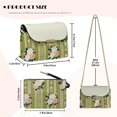 thumbnail image 7 of Pzuqiu Rose Women's Leather Cross Body Bag Exquisite Fashion Women Leather Crossbody Bag with Chain Lightness Functional Quilted Crossbody Purse for Women for Daily Life, 7 of 7
