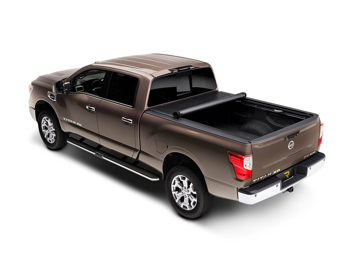 Truxedo by RealTruck Lo Pro Soft Roll Up Truck Bed Tonneau Cover | 588601 | Compatible with 2004 - 2015 Nissan Titan w/ or w/o Track System 6' 7" Bed (78.9")