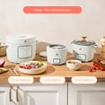 thumbnail image 6 of Beautiful 3-Cup Cooked, 1-Cup Uncooked Portable Rice and Soup Cooker with EverGood Ceramic Nonstick Coating, White Icing by Drew Barrymore, 6 of 13