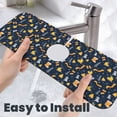 thumbnail image 6 of Kdxio Scarf Ski Shoes sock Pattern Non-Slip Diatom Mud Faucet Drain Pad,Self Absorbent Mat for Kitchen Sink for Variety Kitchen & Bathroom Countertops, 6 of 7