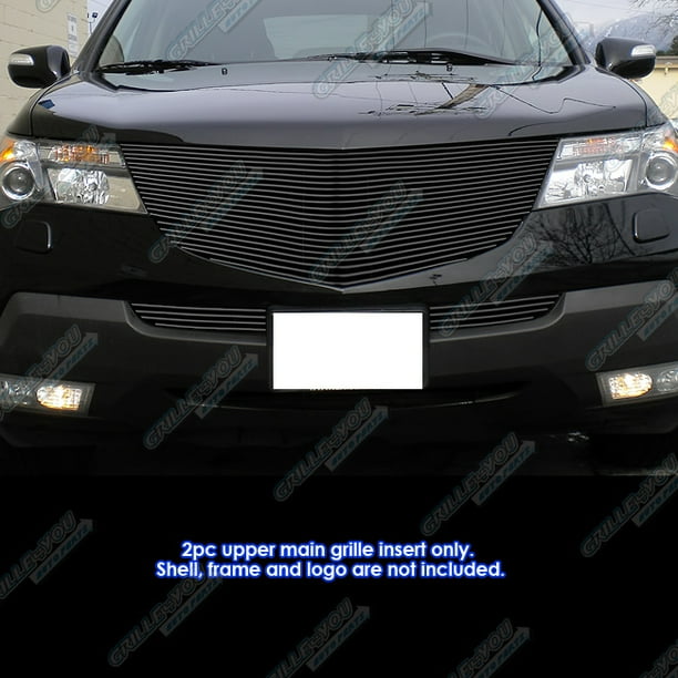Fits 2007 2008 Acura Mdx Black Billet Grille Grill Insert Walmart Com Walmart Com