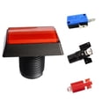 thumbnail image 1 of 30*50MM Arcade Square Rectangle Buttons LED Push Illumilated with Microswitch Accessories Spare Part Accessories, 1 of 6