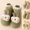 thumbnail image 1 of Summer Savings Clearance Baby Summer Shoes Spring Infant Socks Shoes Light Breathable Solid Color Cartoon Animal Shape Chaussures Enfant Fille Coffee 15 Months-18 Months, 1 of 4