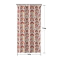 thumbnail image 5 of Pink Boho Bohemia Rainbows Hearts Stars Pattern Shower Curtain 36"x72" ,Bathroom Decorative Shower Curtains Set with 12 Hooks,Modern Waterproof Washable Shower Curtain, 5 of 6