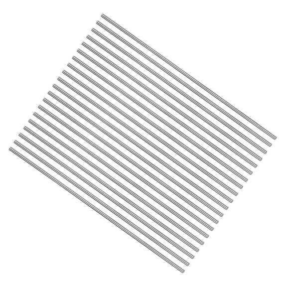 Uxcell Round Metal Rods 1.9mm x 150mm High Speed Steel (HSS) Lathe Bar Stock Tool 20 Pieces