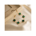 thumbnail image 4 of Conjunto Joyas Trébol Elegante Collar Pendientes Pulsera Xtellar verde, 4 of 4