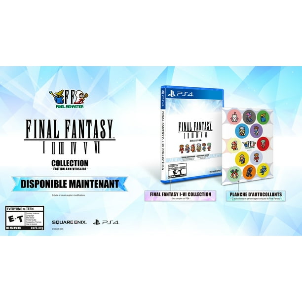 Final Fantasy I-VI Collection Anniversary Edition (PS4) - Walmart.ca