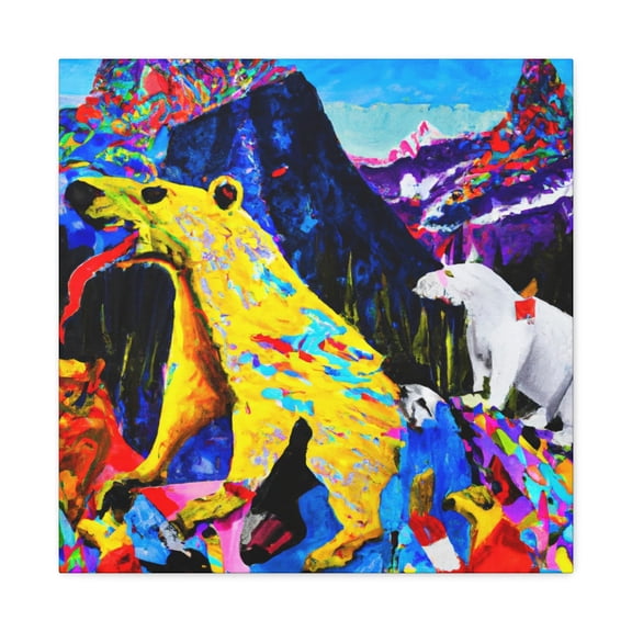 Marmot in Hyperrealism - Canvas