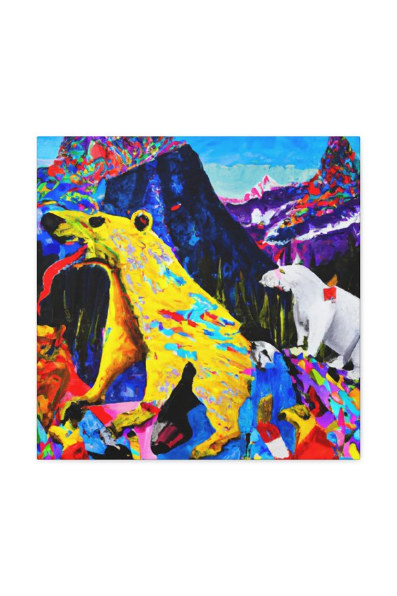 Marmot in Hyperrealism - Canvas
