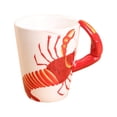 thumbnail image 1 of HAOMONZEN Cute Animal Water Cup Creative 3D Painted Mug Cute Cartoon Animal Pattern Ceramic Material 400ml Motivational for Snack Bathroom Lightweight & Leakproof for Party, Travel, Event Sale, 1 of 9