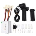 thumbnail image 2 of Brushed Controller Kit, Bike Controller Throttle Grip 48V 500W Sensitive  for Tricycle, 2 of 8