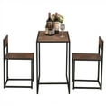 thumbnail image 4 of Elm Wood Simple Breakfast Table and Chair Three-Piece, 4 of 11