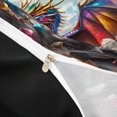 thumbnail image 4 of Homewish Wild Dragon Twin Duvet Cover,Magical Animal Twin Bedding,Gray,Black Reversible,2-Piece,1 Duvet Cover and 1 Pillowcase, 4 of 6
