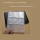 thumbnail image 1 of Libro transparente de doble cara con 9 hojas sueltas y cuadrícula, que puede almacenar tarjetas, es duradero y duradero., 1 of 5