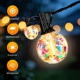 thumbnail image 3 of PHOPOLLO Outdoor String Light 25ft, 12+1 Led Bulbs Globe Light G40 E12, Hanging Fairy Lights for Patio, Garden, Christmas, 3 of 7
