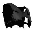 thumbnail image 3 of Arnés Medieval para hombros y pecho, accesorios de disfraz de caballero, chaleco gótico, armaduras, arnés samurái para juego de rol, puesta en escena Negro Yinane Arnes para los hombros, 3 of 7