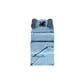 thumbnail image 2 of Toalla para niño con forma de perro azul unitalla SmallSoul 305UN, 2 of 5