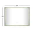 thumbnail image 3 of DecMode 39" x 30" Silver LED Mirror, 3 of 10
