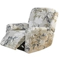 thumbnail image 2 of Dznils Funda para Sillón Reclinable Estampada Funda Elástica para Sofá Reclinable de Poliéster, Caqui Floral, 2 of 11