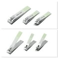 thumbnail image 5 of Unique Bargains 1 Set Plaid Pattern Nail Clippers Toenail Clippers Green, 5 of 7