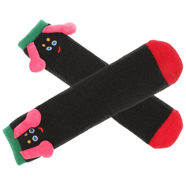 GOOHOCHY 1Par Calcetines Largos Cálidos Y Decorativos De Para Mujer Ideales En