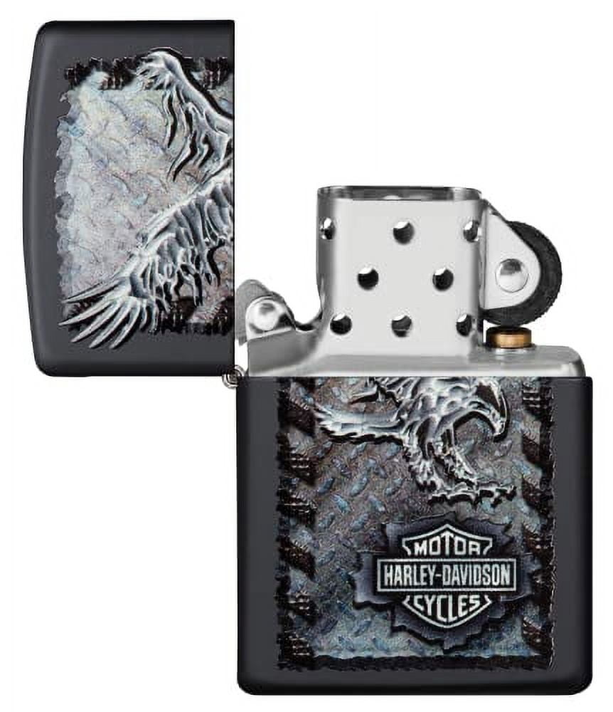 Zippo Harley-Davidson Iron Eagle Cigarette Lighter Z- 28485 Zippo Harley-Davidson Iron Eagle Cigarette Lighter Z- 28485