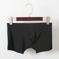 thumbnail image 2 of Men’s Boxer Briefs Underwear for Men Pure Color One Piece Ice Silk Seamles Underwear able Sexy Underwear, 2 of 4