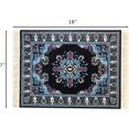 thumbnail image 5 of Navy Blue Oriental Woven Mousepad - Turkish Style Miniature Carpet Mousemat, 5 of 5