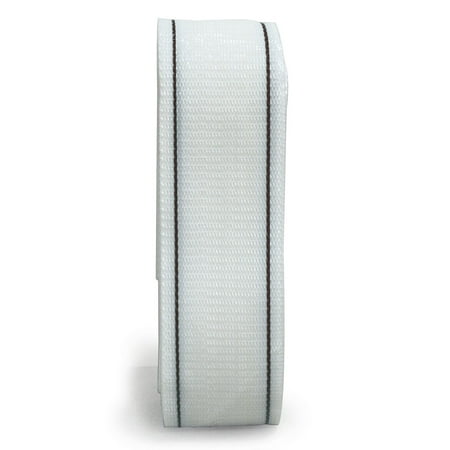 Lawn Chair Repair Kit PW39W 2-1/4 x 39' Polypropylene Lawn Furniture Re-Webbing, White, 2-1/4in x 39ft, White Heavy Gauge Lawn Chair Webbing Kit By Frost King ()