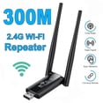 thumbnail image 2 of 2X 2.4G 300Mbps USB Inalámbrico WiFi Repetidor Extensor WiFi Amplificador de Señal Booster WiFi Router Extensor de Red Doméstica, 2 of 5