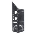 thumbnail image 1 of Disposición de la silla de montar, calibre cuadrado, aleación de aluminio, regla escuadra de ángulo de inglete para carpintería, escuadra de carpintero (1 unidad, negro), 1 of 5