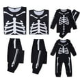 thumbnail image 4 of SYNPOS Matching Family Pajamas Sets Holiday Halloween 2 Piece PJS Family Skeleton Pajama, 4 of 15