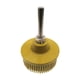thumbnail image 1 of Cepillo de disco de cerdas abrasivas de 2 pulgadas shamjiam Amarillo, 1 of 8