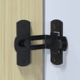thumbnail image 3 of Puerta Corredera de Granero Sunnimix Cerradura de Acero Fundido Decoración Rústica Negro, 3 of 8