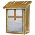 thumbnail image 1 of Americas Finest Lighting AF-3051-NV-WW Arrow Verical Mailbox, Wispy White - New Verde, 1 of 1