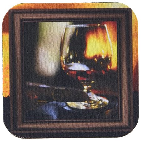 

3dRose CST_21248_2 Cognac and Cuban Soft Coasters Set of 8