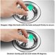 thumbnail image 2 of 2PCS Kitchen Sink Drain Strainer Sink Stopper Combo for Standard 3-1/2 Inch Drain, Stainless Steel S, 2 of 5