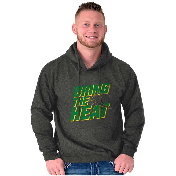 Bring The Heat Baseball Pitcher Hoodie Hooded Sweatshirt Men Brisco Brands S