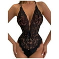 thumbnail image 2 of uublik Valentines Lingerie Set for Women Lace Plus Size Babydoll Sexy Naughty Bodysuit, 2 of 5