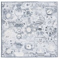 thumbnail image 6 of SAFAVIEH Glamour Quinten Floral Area Rug, Ivory/Grey, 9' x 12', 6 of 10