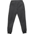 thumbnail image 2 of Elegant Comfort Casual Men's Cotton Fleece Jogger with Pockets - Comfortable Sweatpants for Men - Active Fleece Lounge Pants,Small, Light Gray, 2 of 4