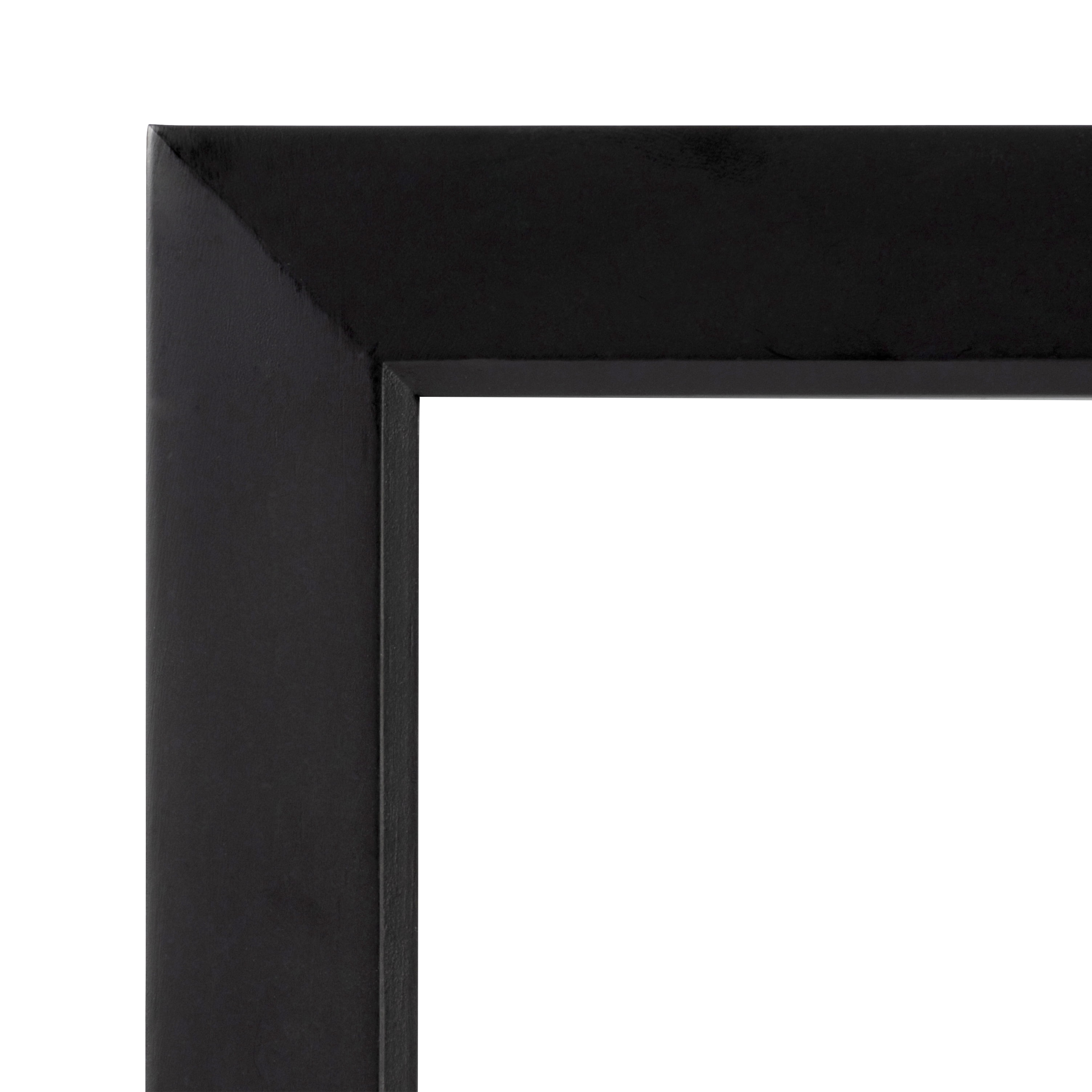 Prinz Dakota Wood Tabletop Picture Frame, 8”x10” Photos, Black, 2 Pack