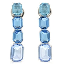 Swarovski Ladies Millenia Octagon Cut Drop Earrings