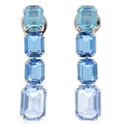 Swarovski Ladies Millenia Octagon Cut Drop Earrings