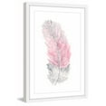 thumbnail image 2 of "Pink Feather" Framed Painting Print, 2 of 6